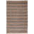 Zakai Natural Fiber Flat Weave Jute/Cotton Geometric Rug in Navy/Natural-1585351470
