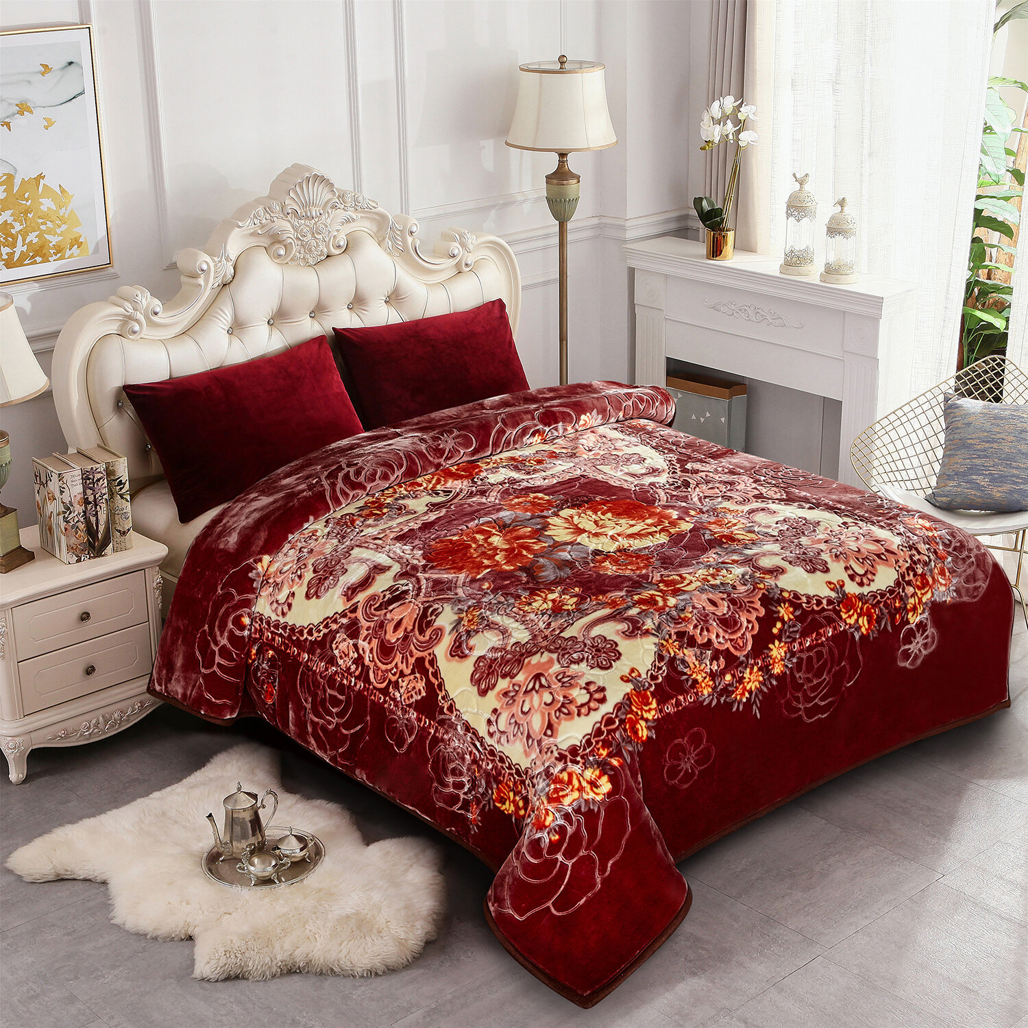 Thick best sale fleece comforter