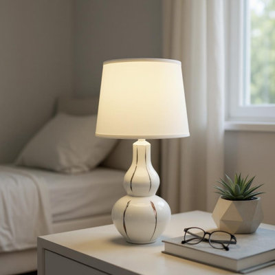 Lampe de table Dhrish Fibercast