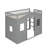 Twin House Loft Bed With Ladder & Solid Wood-493871232-493871238