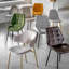 Anagha Upholstered Back Side Chair in Brown