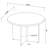 Larrabee Mango Brown Round Dining Table