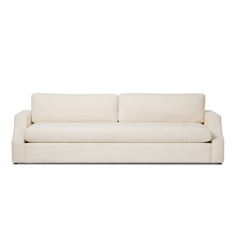 Delfino Sofa - 105"-Crypton Nomad Mushroom, Crypton Nomad Snow