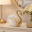 Bol à bijoux décoratif en or et blanc
