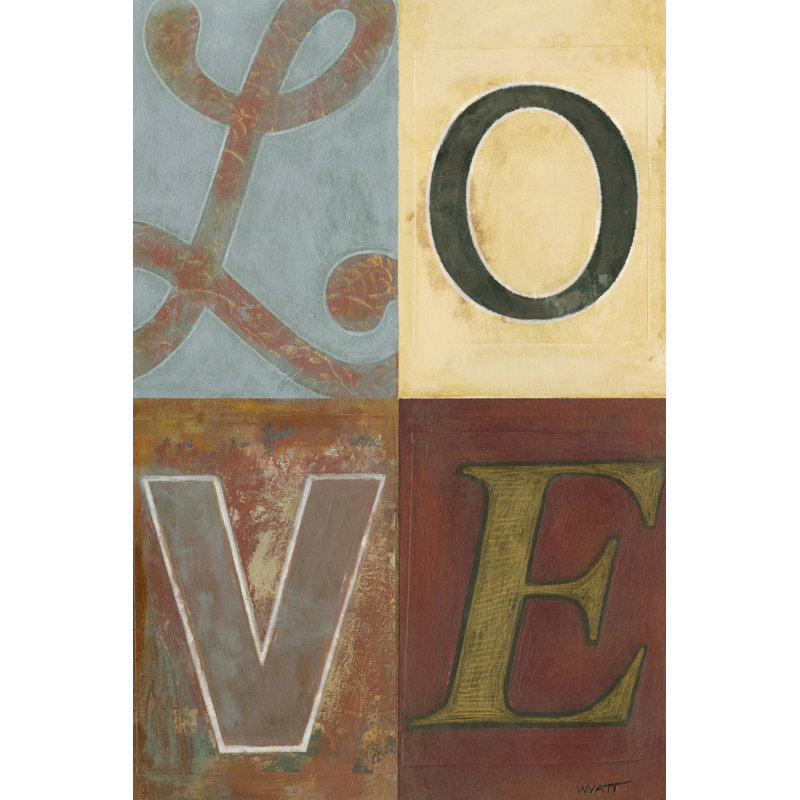 Love by Norman Wyatt Jr. - Wrapped Canvas Print, 46cm H x 30cm W