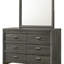 Mobilier de chambre à coucher en bois à 1 tiroir avec commode contemporaine 1 pièce