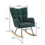 Chaise berçante rembourrée Modern-863476402