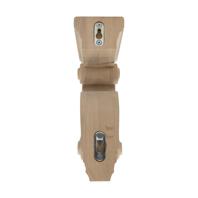 Unfinished Alder Wood Mission Style Corbel 10.5"