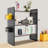 3-Tier Desktop Bookshelf Multipurpose Desk Organizer Countertop Bookshelf For Study Room, Bedroom, Children's Room-1038240499