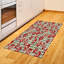 Tapis décoratif floral à haute densité en fibres de polyester-42029807