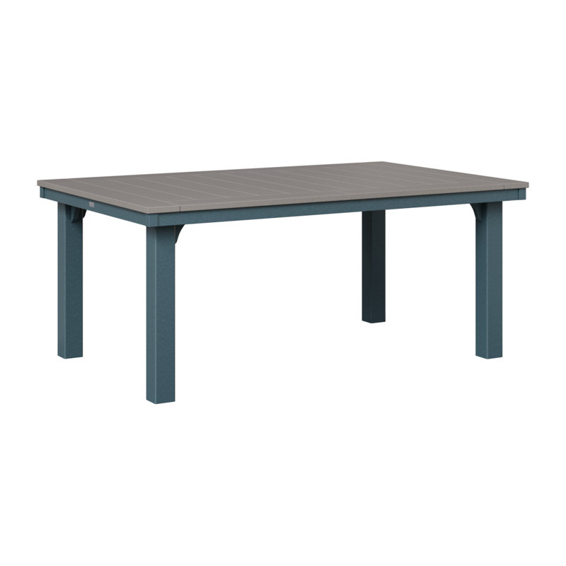 Berlin Gardens Homestead Rectangular Dining Table, Slate, Light Gray