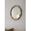 Zoe Round Brass Mirror