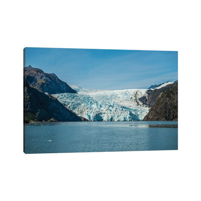 Holgate Glacier, Harding Icefield, Kenai Fjords National Park, Alaska, USA. by Michael DeFreitas - Wrapped Canvas Print