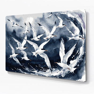 Art mural en métal oiseaux