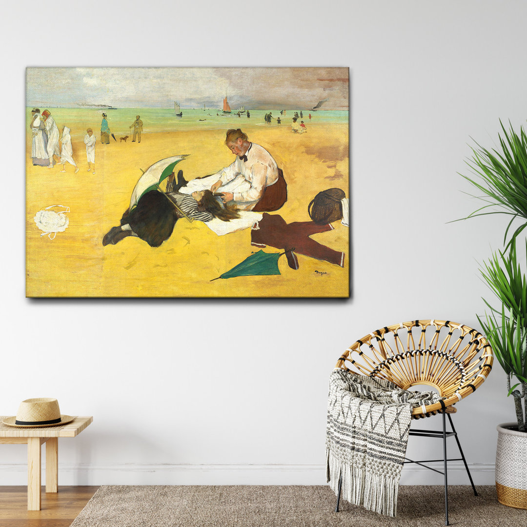 Leinwandbild Spiaggia von Edgar Degas