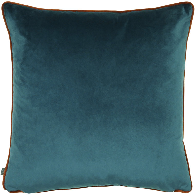 New Canaan Geometric Square Throw Cushion, Navy/Yellow/Brown