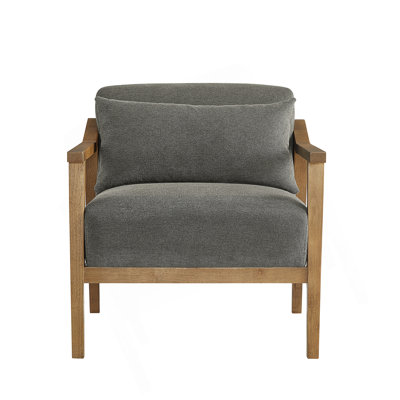 Rayn Solid Wood Upholstered Accent Chair