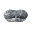 Vasque de salle de bain en marbre gris de luxe, 36 cm de large, 18 cm de haut, surface semi-polie, s'adapte à différentes configurations, pierre naturelle 600 x 360 x 180 mm, silhouette ondulée.