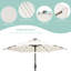 Parasol de marché lumineux 7,5 pi Asylbek-456387850