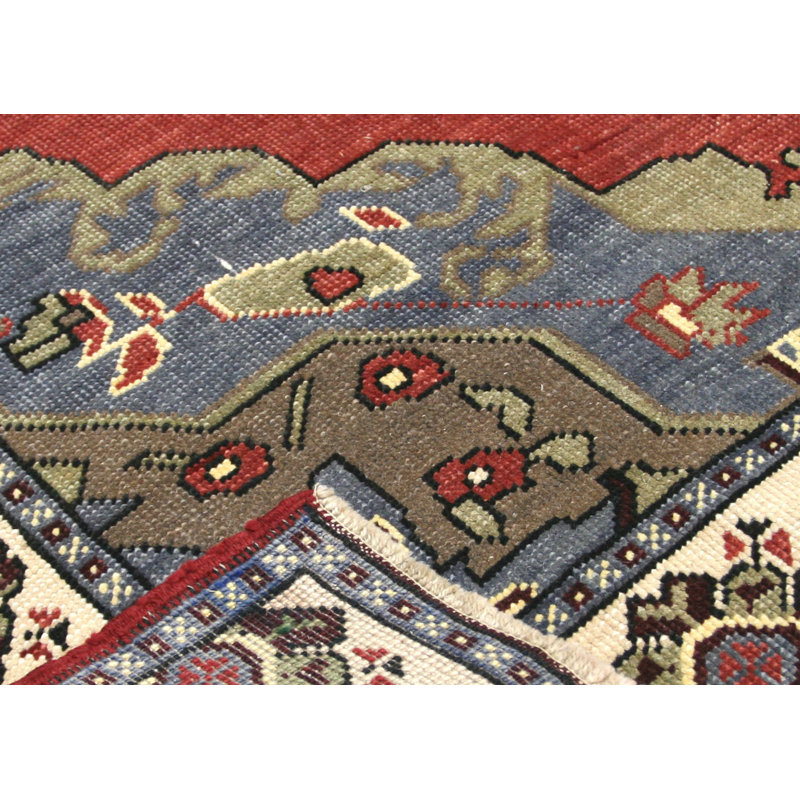Gallery Size One-of-a-Kind 5' X 11'1 1960s Runner Wool Area Rug in