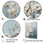 Paix, bleu, cornouiller blanc I-793508354-793508359