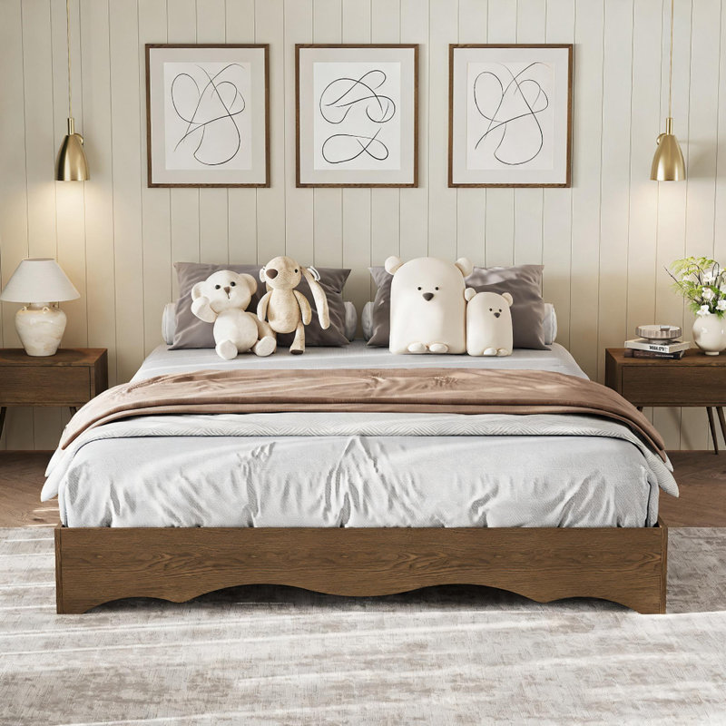 Bed, Walnut