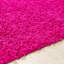 Fuchsia Modern Shaggy Rug, Plain Stain Resistant Easy to Clean Rug For Living Room, Dining Room, Bedroom, Kitchen-1790363207