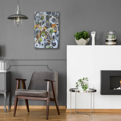 «Big Sur Stones And Koster» par Coco Good, art mural en verre, 16 po x 24 po