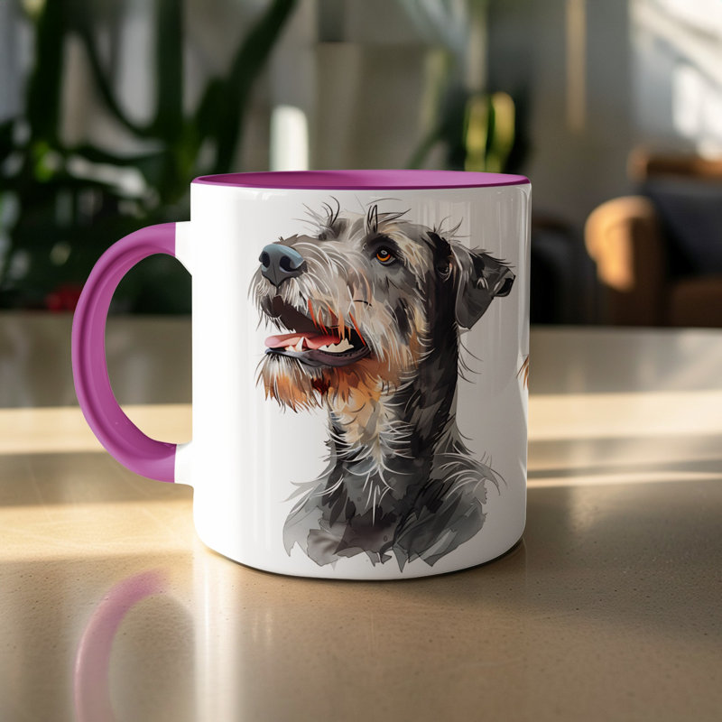 Ceramic Coffee Mug, Purple