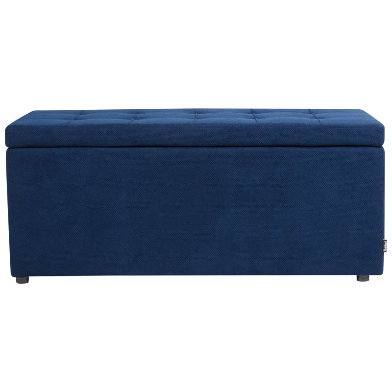 Rabecka Polyester Upholstered Storage Bench