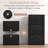  2-drawer Stackable Storage Organizer With Anti-topping Kits Stacking Drawer Chest