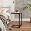 Abdyl 30cm W Steel Bedside Table