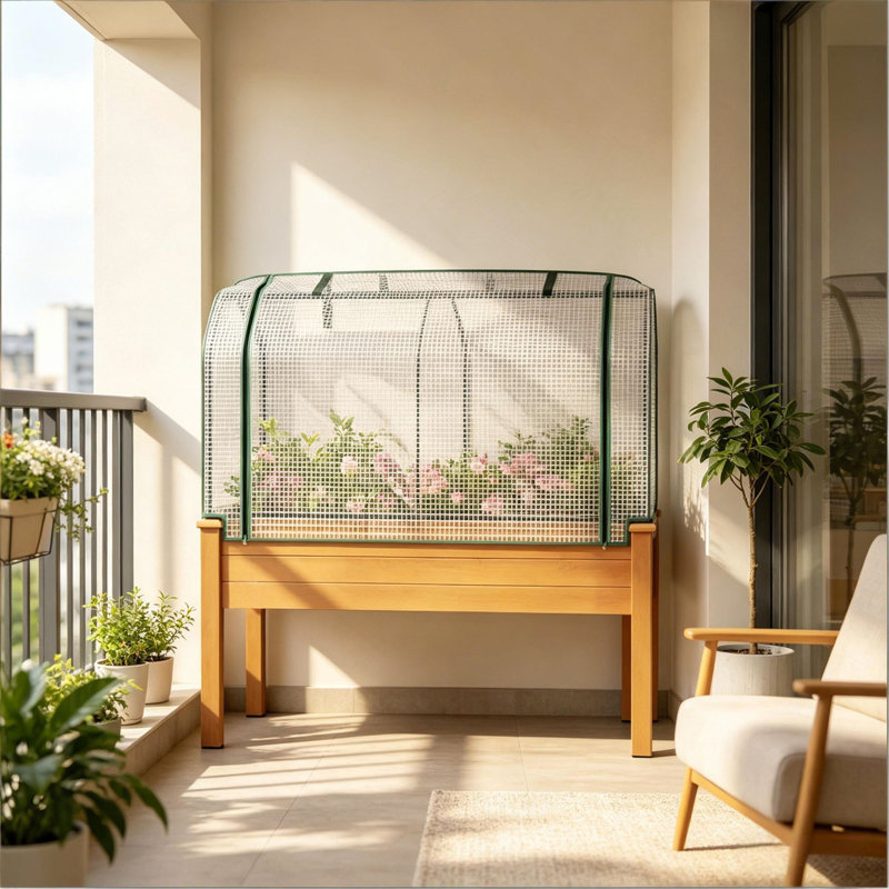 Boîte à fleurs pour l'extérieur, lit de jardin surélevé, pot à fleurs pour légumes