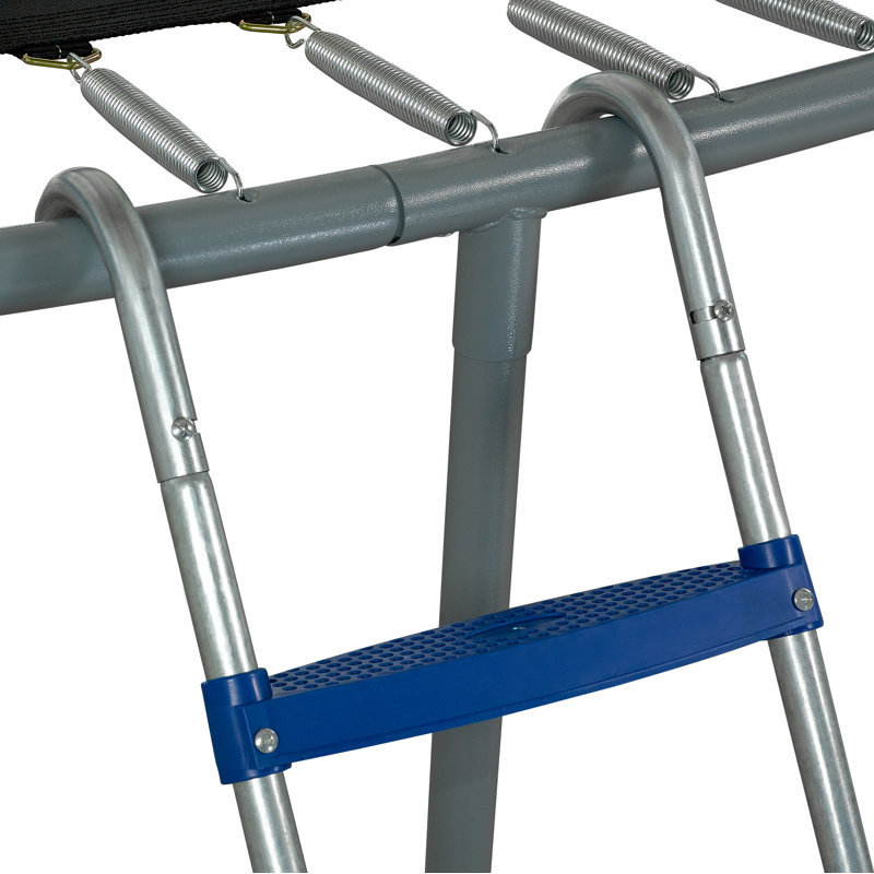 Trampoline Ladder, 11.5" W x 42" H x 1.5" D, Blue/Silver