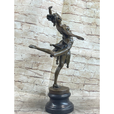 Figurine chef de sculpture en bronze fabriquée à la main par Zach