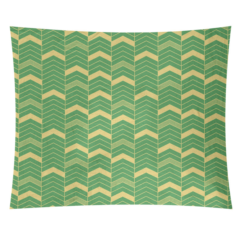 Tapisserie Stephenie, H 68 po x l 80 po, Vert / Jaune