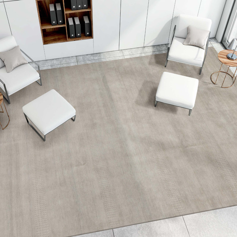 Area Rug in Light Green/Beige