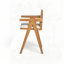 Tabouret de bar en plastique crème-1069750206