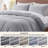 Essential Collection 100% Cotton Waffle Weave Duvet Cover Set-106246736-107624990