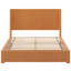 Structure de lit plateforme en bois massif avec tête de lit, aucun sommier nécessaire, lit sur pied, assemblage facile, grand lit, naturel-129379064