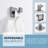 Stainless Steel Bathroom Wall Mounted Robe Hook-121846151