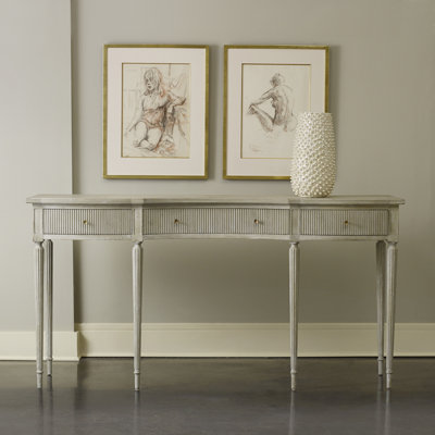 Ribbed 69.5'' W Console Table