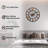 Lucene Iron Wall Clock