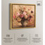 Art floral glamour sur toile bourgogne-105673566-105673567