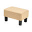 Petit repose-pieds en cuir avec repose-pieds-531713488