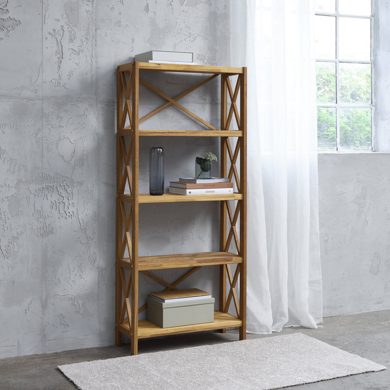 Catherin 161 cm H x 70 cm W Etagere Bookcase