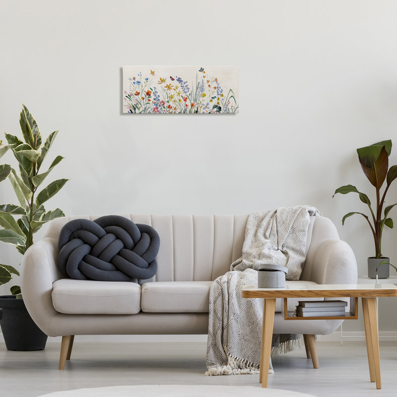 Toile de jardin Wildflower Whispers, design par Jacob Q, H 10 po x l 24 po
