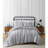 Kiel Stripe Flannel Flannel Box Stitch Striped Comforter Set-61202121