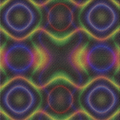 Tapis décoratif à pois noir