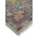 Karina Hand Knotted Wool Floral Area Rug in Blue/Gray/Rust/Gold